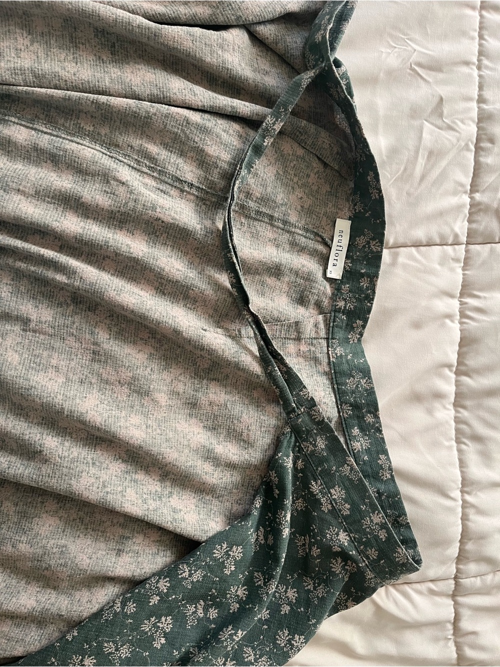 Neuflora Spokane Wrap Skirt - Dusty Teal - Picture 7 of 7